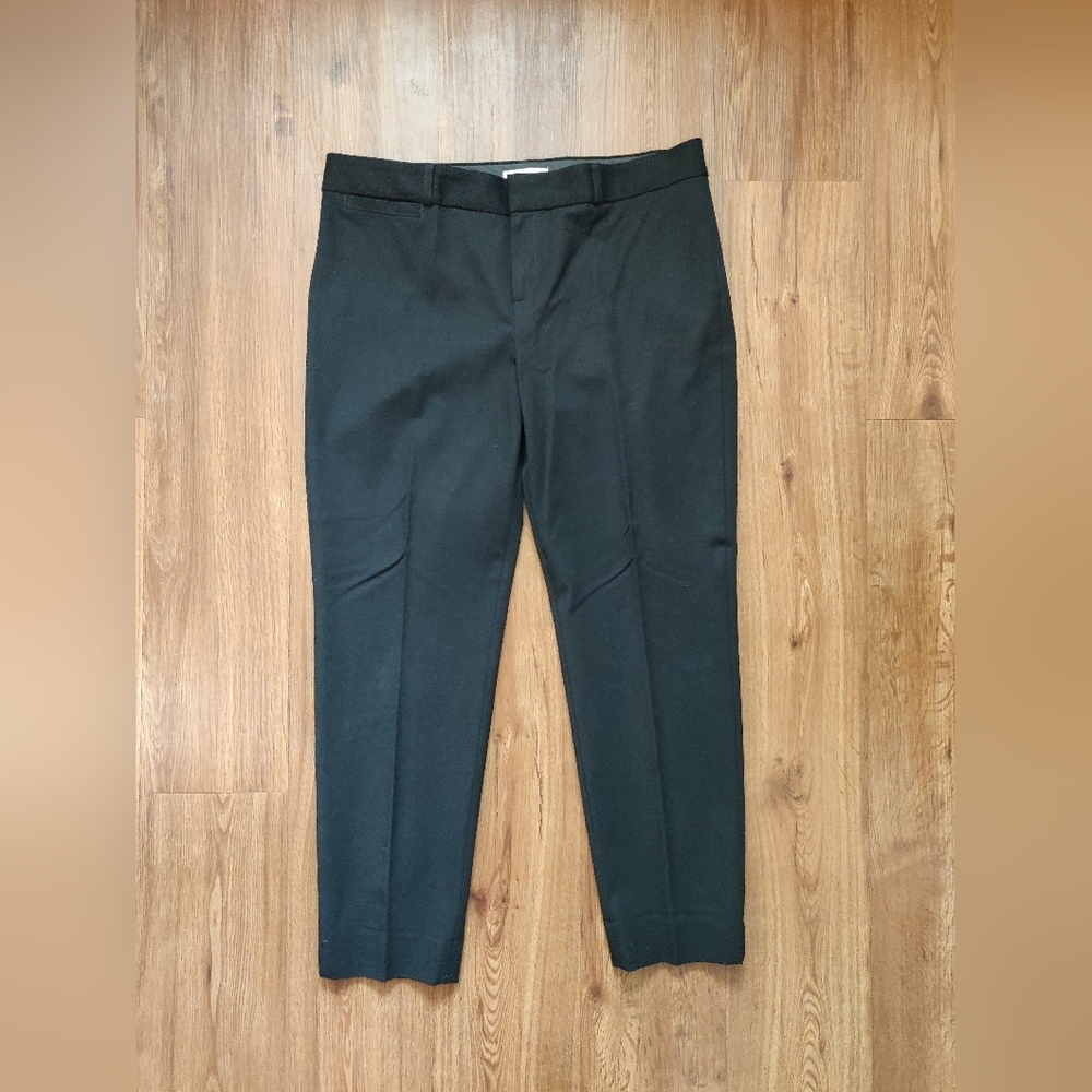 NEW Banana Republic Sloan black ankle pants 14
